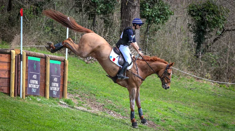 Benjamin Massié et Figaro Fonroy à Montelibretti. 