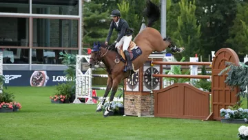Cet après-midi, Harrie Smolders et Monaco se sont offert le Grand Prix du Longines Global Champions Tour de Valkenswaard.