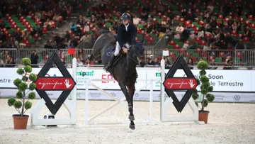 Wilm Vermeir et son qualiteux Iq van het Steentje à Vérone