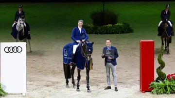 Daniel Deusser est sorti vainqueur d'un barrage à quinze ce soir.