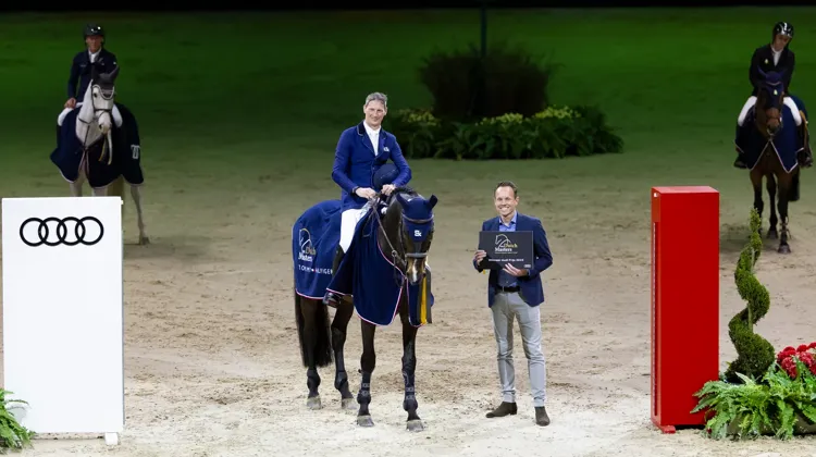Daniel Deusser est sorti vainqueur d'un barrage à quinze ce soir.