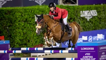 ici lors du CSIO de Barcelone en octobre dernier, Arpège du Ru et Abdel Saïd comptabilisent désormais vingt-cing victoires internationales.