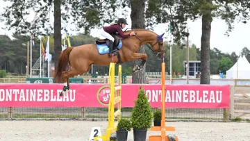 En selle sur Canabis d'Albain, Mélina Bouillot a signé un double sans-faute dans le Grand Prix Enfants. 