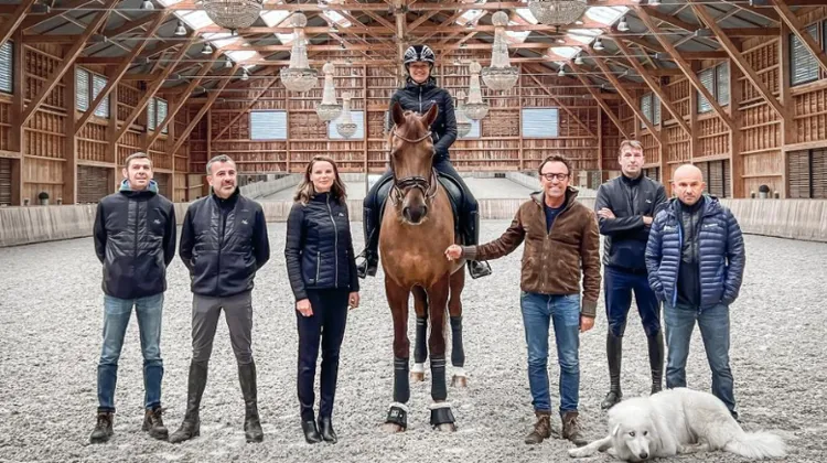 L'équipe du haras de Hus 