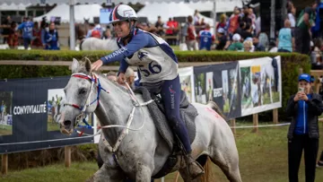 Melody Theolissat s'est s’imposée à domicile sur les 160km du CEI 3* de Monpazier, avec Yalla de Jalima.