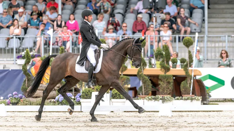 Tim Price se hisse sur le podium provisoire avec Vitali dans le CCI 5*-L de Luhmühlen