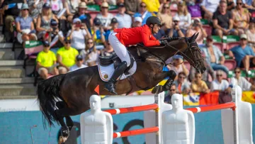 Nicola Philippaerts et Katanga van het Dingeshof ont conclu les Mondiaux de Herning au huitième rang. 