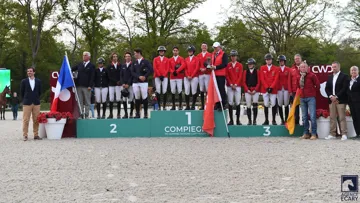 Au bout d'un barrage contre la France, la Suisse a remporté la Coupe des nations réservée aux Jeunes Cavaliers.