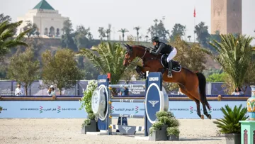 À dix-neuf ans, Anastasia Nielsen a devancé de grands noms de l'équitation dans le Grand Prix de Rabat.