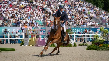 Les Jeux olympiques de Paris, qui se sont soldés par une terrible chute en finale individuelle, restent une blessure douloureuse pour le Suédois, ici aux rênes du génial King Edward.