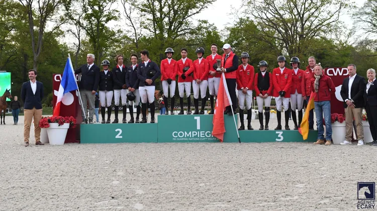 Au bout d'un barrage contre la France, la Suisse a remporté la Coupe des nations réservée aux Jeunes Cavaliers.