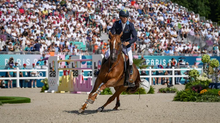Les Jeux olympiques de Paris, qui se sont soldés par une terrible chute en finale individuelle, restent une blessure douloureuse pour le Suédois, ici aux rênes du génial King Edward.