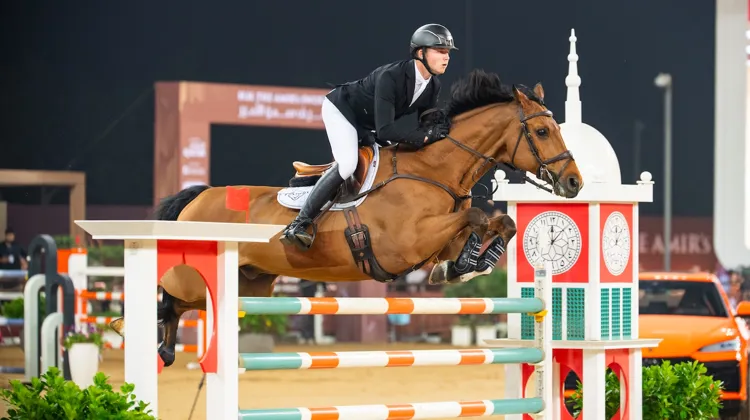 Hier soir, le Britannique Harry Charles a remporté l'épreuve majeure du jour au CSI 5* de Doha.