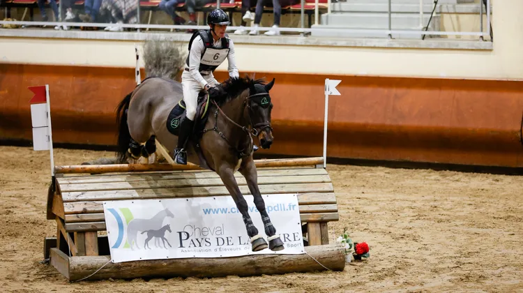 Maxime Livio a remporté son premier cross indoor grâce à Boleybawn Prince.