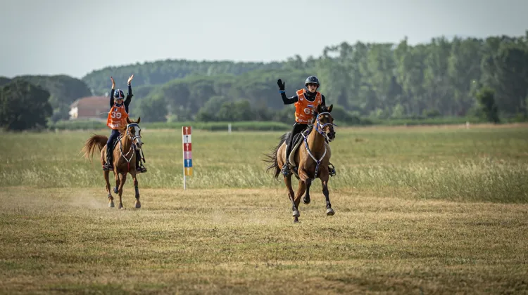 Médaillées d’or en individuel, Marijke Visser et Chaitana des Chaises ont été suivies de près par France Paul et D’Arohz Rouge du Val, qui ont dû se contenter de l’argent.