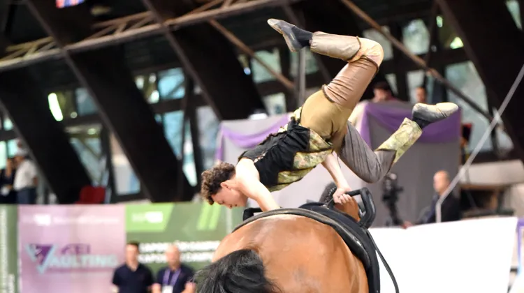 Pour ses premiers championnats Seniors, Ruben Delaunay a terminé sixième des Européens de Flyinge, en 2023, avec Orlof de Condé.