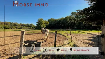 Propriété équestre de 4 hectares à 10 minutes de Fontainebleau
