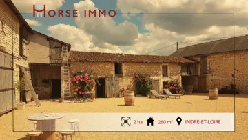 Propriété de charme proche de Chinon en Indre-et-Loire