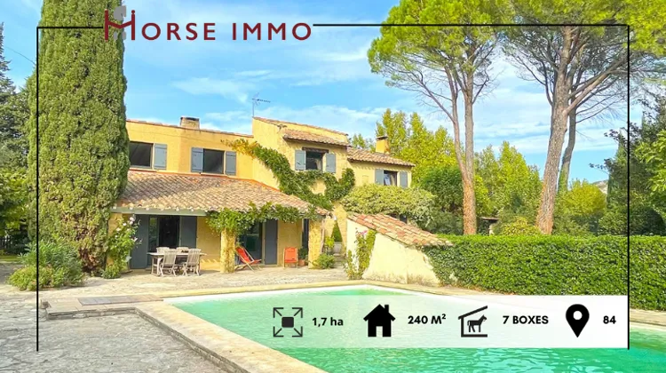 Belle demeure avec dépendances et installations équestres en Provence 
