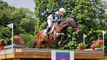 Gwendolen Fer et Romantic Love, son cheval de tête, étaient présents lors du CCIO 4*-S de Marnes-la-Coquette au haras de Jardy.