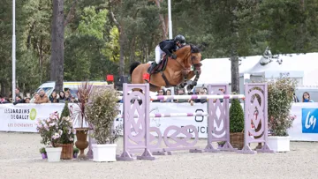 En selle sur Dragon Boy d’Ick, Alexandre Reumaux a dominé un plateau de vingt-deux Jeunes cavaliers. 