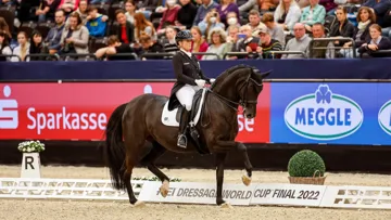 Isabell Werth et Weihegold seront une dernières fois associées ce soir, à Leipzig. 