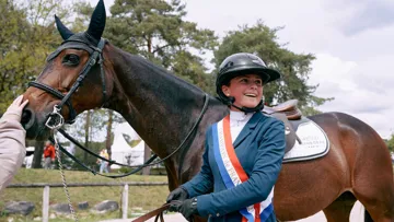 Le 23 avril, Eden Leprevost Blin-Lebreton a gravi la plus haute marche du podium du championnat de France Pro 1 après quatre parcours impeccables.