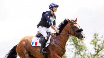 Benjamin Massié et Édition Fonroy lors des championnats d’Europe de 2023, conclus au trente-quatrième rang individuel. 