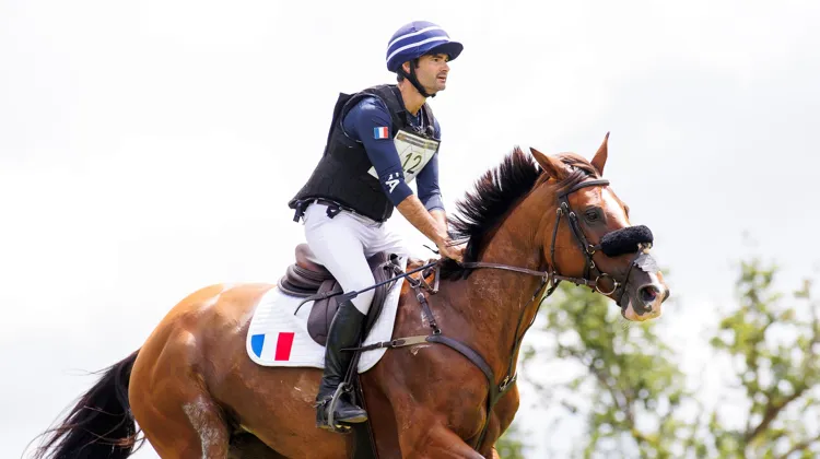 Benjamin Massié et Édition Fonroy lors des championnats d’Europe de 2023, conclus au trente-quatrième rang individuel. 