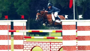 Machno Carwyn, ici sous la selle de Jordan Schoch, était une véritable légende du monde Poney.
