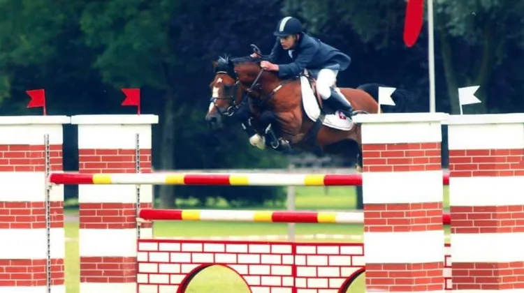 Machno Carwyn, ici sous la selle de Jordan Schoch, était une véritable légende du monde Poney.
