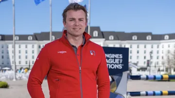Peter van der Waaij lors du CSIO 5* d’Ocala, où la Suisse s’est démarquée. 