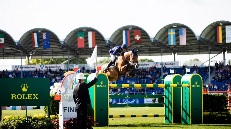 Daniel Deusser et Killer Queen VDM lors de leur victoire l'an passé. 