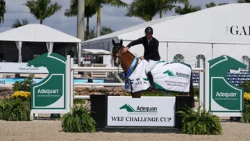 Richard Vogel et Cepano Baloubet à la remise des prix 