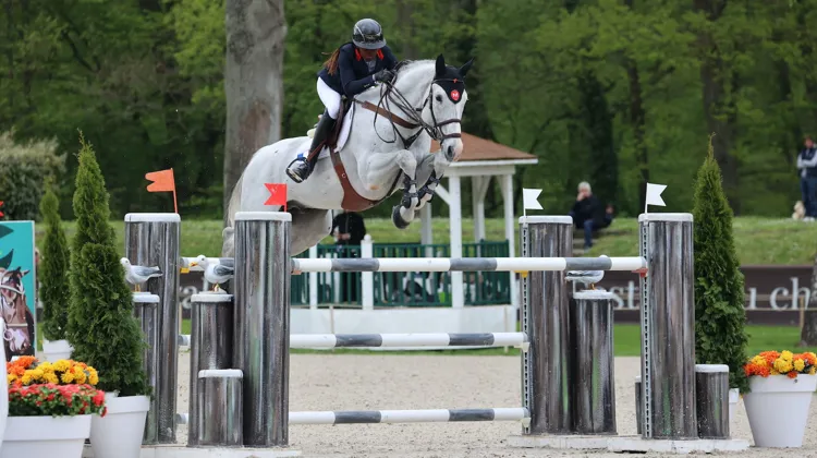 Ramatou Ouedraogo et Excalibur de la Tour Vidal*GFE lors du CSIO Jeunes de Compiègne