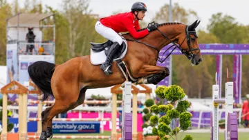 Gerrit Nieberg et Ben 431 aux championnats d’Europe de Milan, où le couple ne s’est pas montré sous son meilleur jour. 