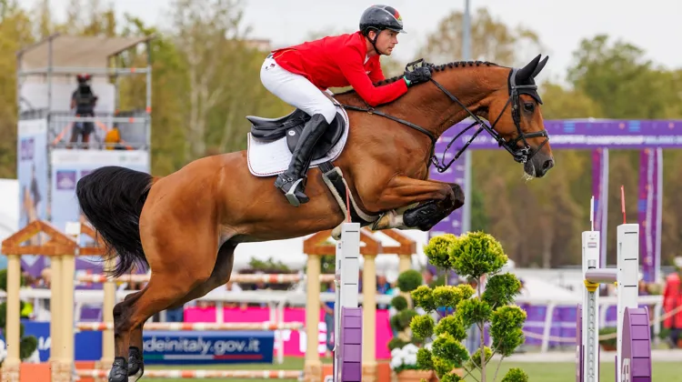 Gerrit Nieberg et Ben 431 aux championnats d’Europe de Milan, où le couple ne s’est pas montré sous son meilleur jour. 