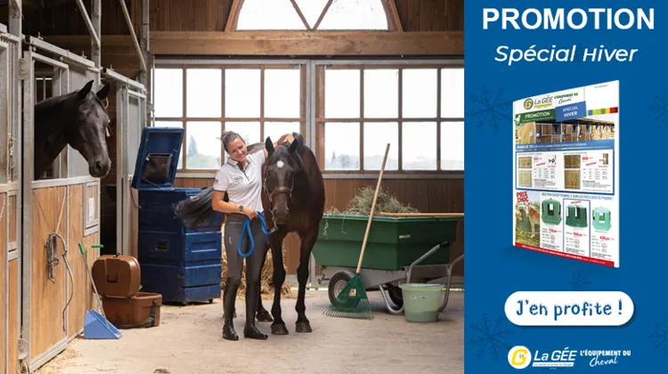 Promotion « spécial hiver » La Gée l’équipement du cheval 