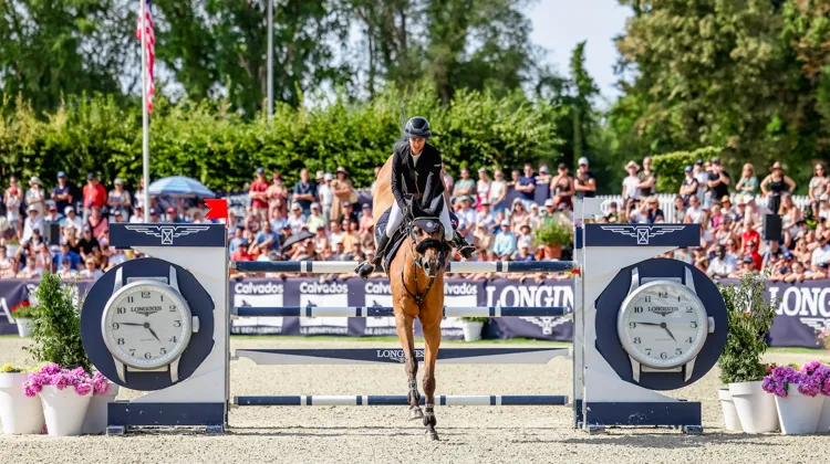 Avec son Crooner Tame, Mégane Moissonnier a signé une très belle troisième place dans le Grand Prix Longines de la région Normandie lors du Deauville Classic dimanche dernier. 