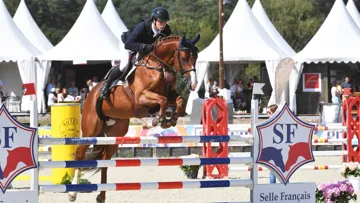 Ancien jockey, Eddy Seguin-Maure a fait étalage de ses talents dans le championnat des mâles de cinq ans en imposant le beau Kingston du Biolay.