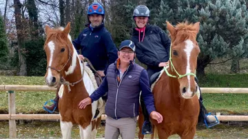 Andy Booth en stage avec le staff fédéral d'endurance
