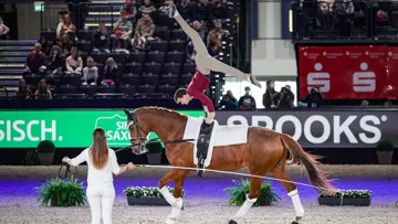 Lambert Leclezio cet après-midi lors du programme Libre. 