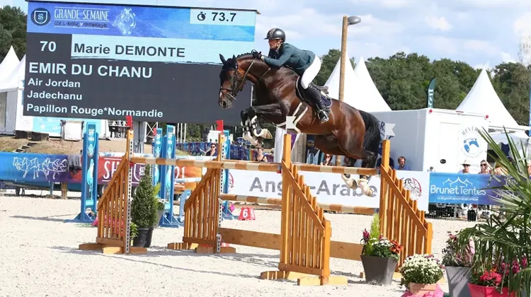 Émir du Chanu lors de sa victoire au championnat de France 2021. 