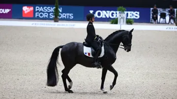 Pauline Basquin et Sertorius de Rima Z*IFCE ont été les meilleurs français aujourd’hui à Lyon. 
