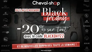 C’est parti pour le Black Friday chez Cheval-Shop !
