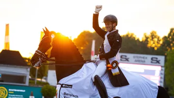 Huitième du classement mondial au mois de mai, Justin Verboomen est l’une des récentes révélations du dressage.