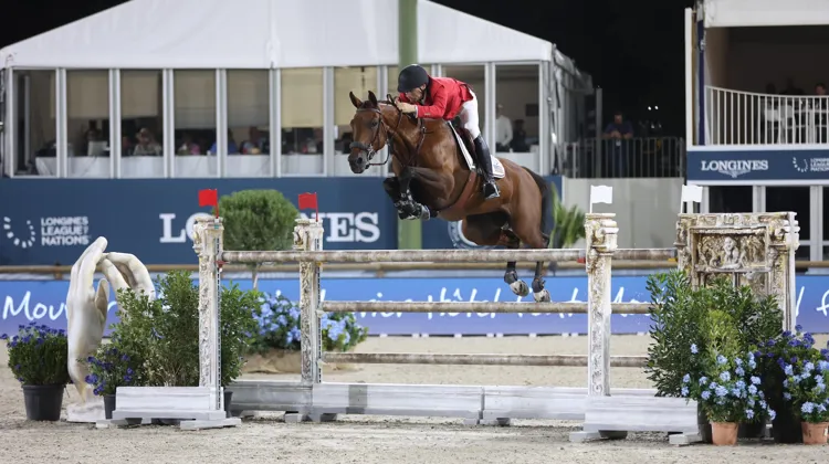 Karl Cook et Caracole de la Roque ont remporté le Grand Prix du CSIO 5* de Gassin ce soir.