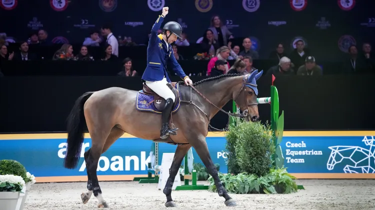 Pieter Devos et Casual DV ont signé l'un des trois sans-faute de l'équipe des Lions de Prague ce soir.