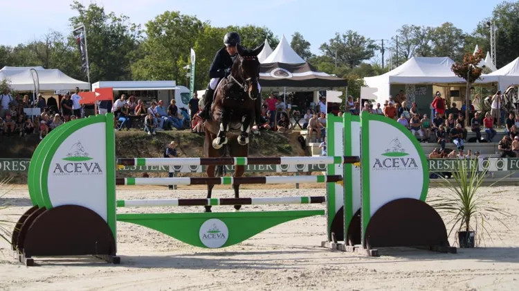 Le multimédaillé, Michael Jung, qui concourt régulièrement en saut d’obstacles jusqu’au plus haut niveau, n’a fait qu’une bouchée du parcours du jours, s’octroyant, dans la facilité, le luxe de concéder 2,8 points de temps dépassé, soit sept secondes (28,6 points au total).