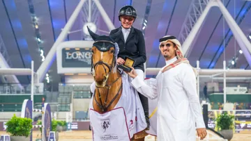 Nadja Peter Steiner et Nice van't Zorgvliet ont remporté leur premier succès international aujourd'hui à Doha.